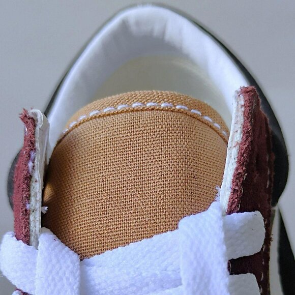 Vans Men's Old Skool Color Block Sneaker in Nice Color Combo Black / Brown - Picture 9 of 12